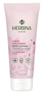 Herbina 200ml vartalovoide Caring Lingonberry
