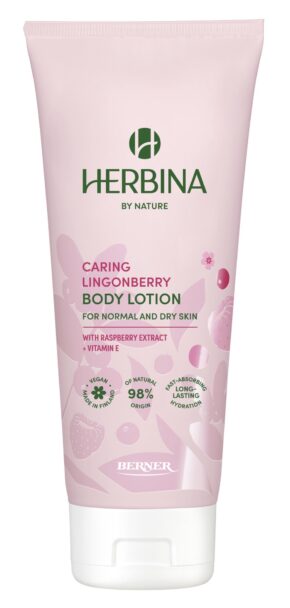 Herbina 200ml vartalovoide Caring Lingonberry